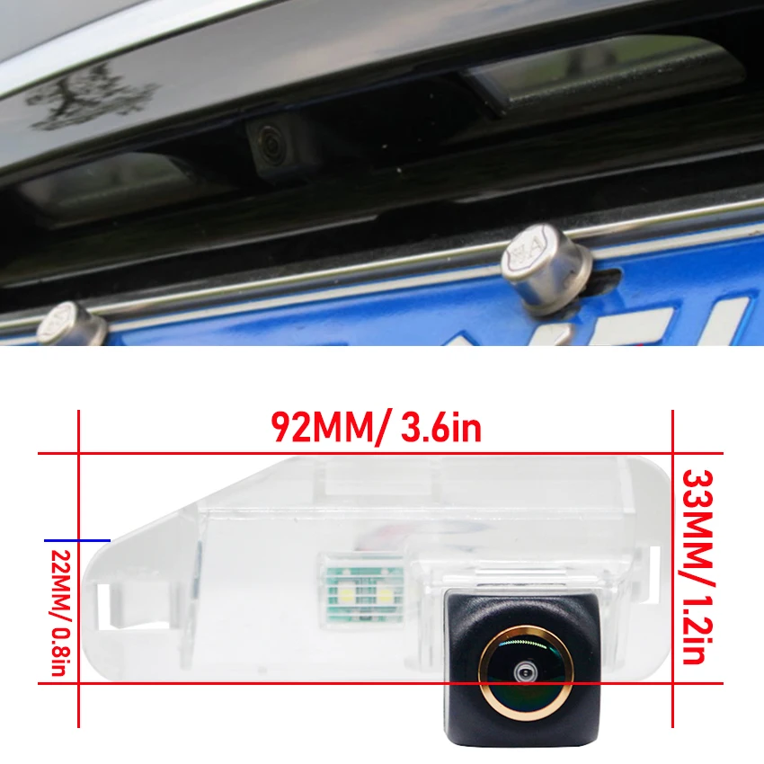 HD Golden Car Waterproof Night Vision reverse Rear View Reversing Backup Camera For Lexus GS IS ES GS300 IS250 IS300 ES350 ES240
