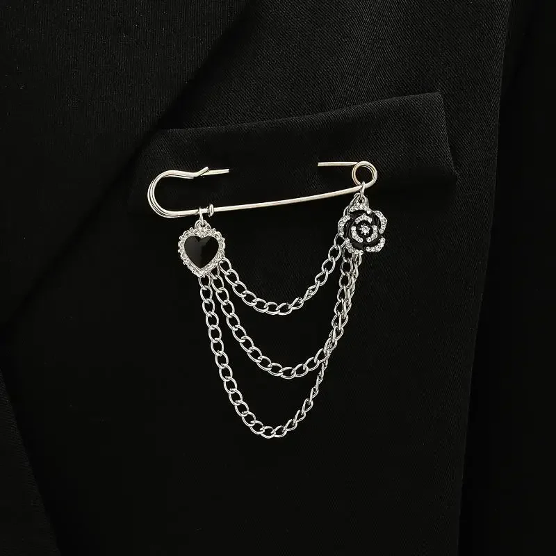 

Adjustable Personality Bag Pendant Detachable Tassel Trouser Decorative Brooch Button Tightener Fixed Clothes Pin Waist Buckle