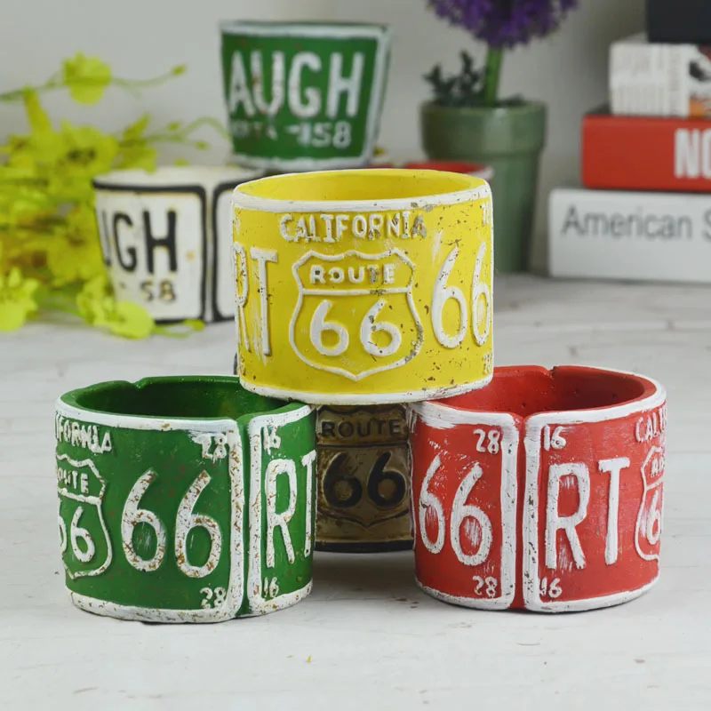 Personalized creative cement ashtray bar cafe home soft decoration retro ashtray desktop decoration wholesale