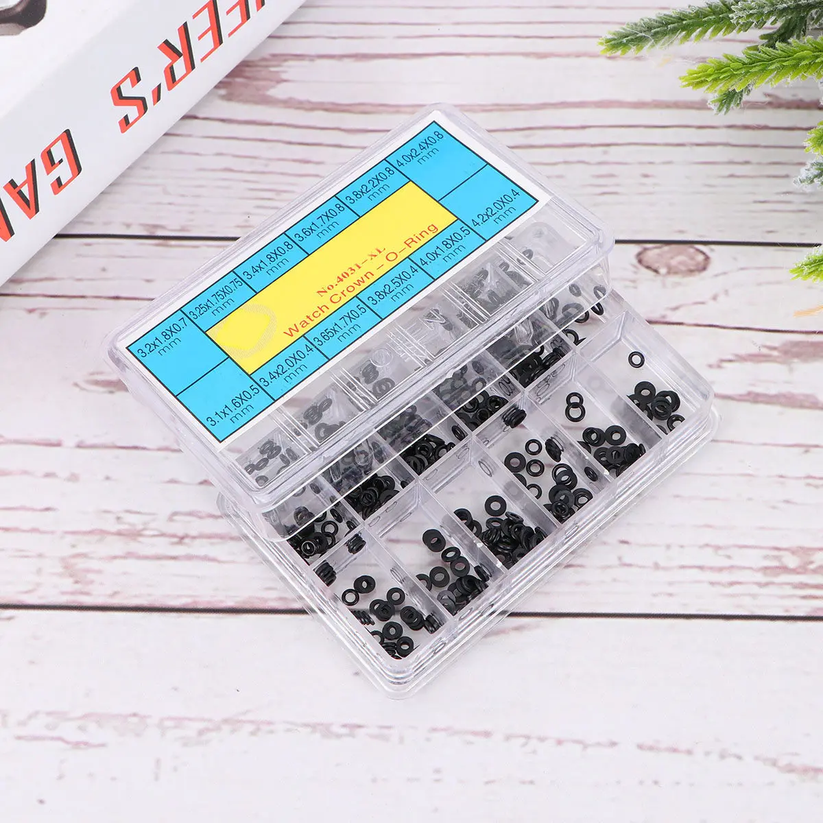 500Pcs Professional Grade Rubber Watch Back Cover Gasket O-Ring for Water Resistance Sealing Repair Tool Universal Fit