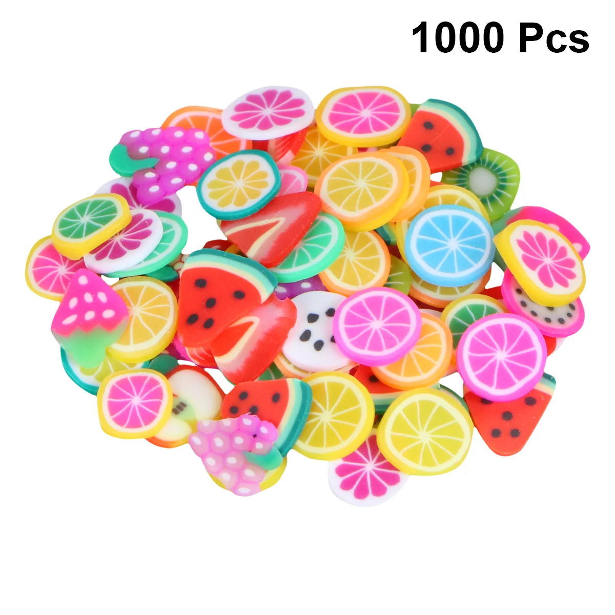 1000 Pcs Nail Decor Polymer Clay Slices for Beauty Accessories Manicure Tool DIY Decoration Lip Tint