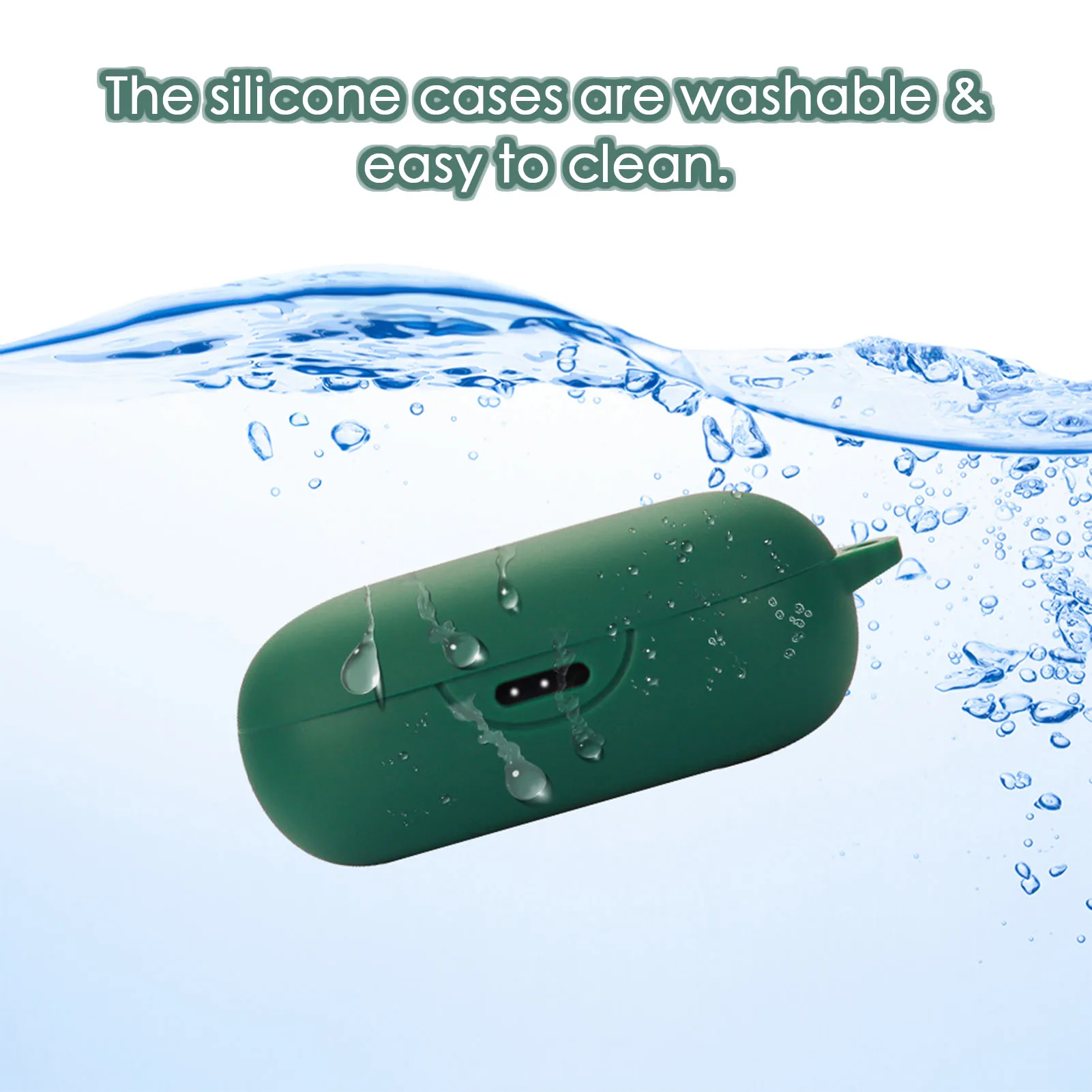 Sem fio fone de ouvido caso protetor apto para anker soundcore sport x10 capa à prova de choque escudo lavável habitação anti-poeira manga