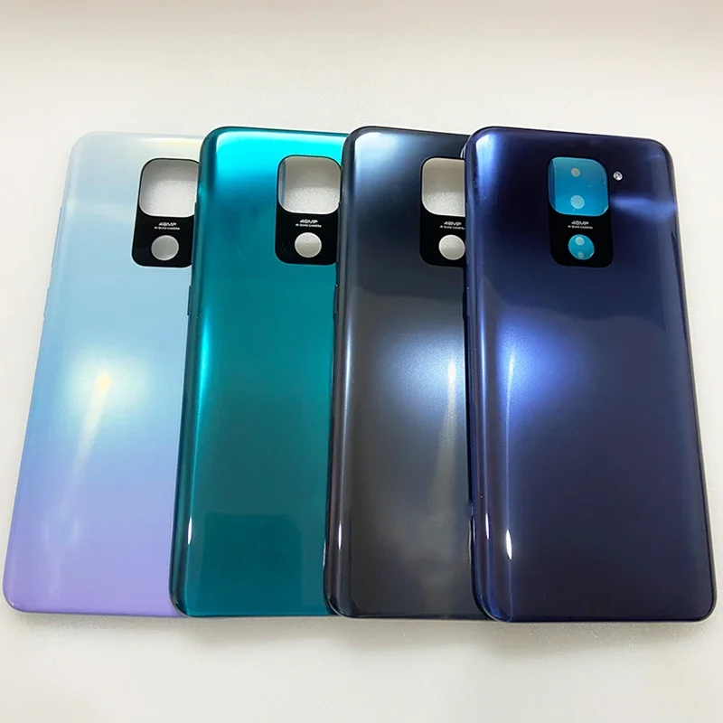

Для Redmi Note 9 Note 9 задняя крышка батарейного отсека задняя дверь корпус с боковой кнопкой регулировки громкости
