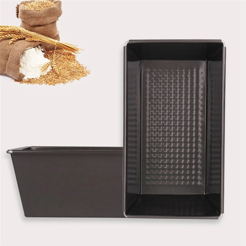 

Carbon Steel Kitchen Baking Mold Home-Rectangular Toast Mould Non-Stick Cake Bread Loaf Pan Tray Bakeware Baking Pan Durable