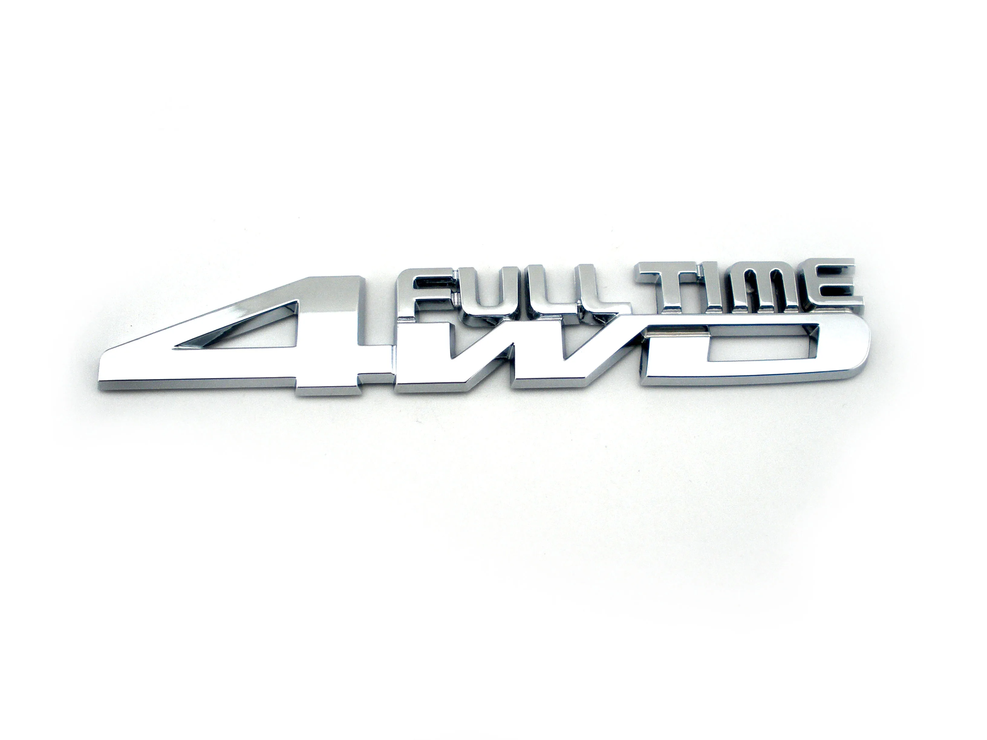 Universal 4WD full time 4 wheel drive chrome auto emblem badge car sticker nameplate decal