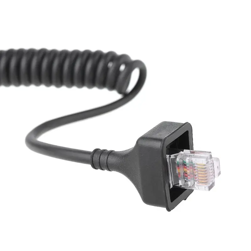 Handheld Microphone Extension Cable 8Pin Connection Cord for KMC-30 TK-863 TK-863G TK-868