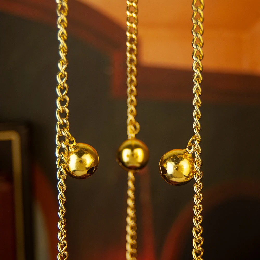 HTISOK Orthodoxe Westliche Kirchen-Vigillampe Kleine Hängelampe Mit Kette Hochwertig Handgefertigt Goldbeschichtet – Detail 12