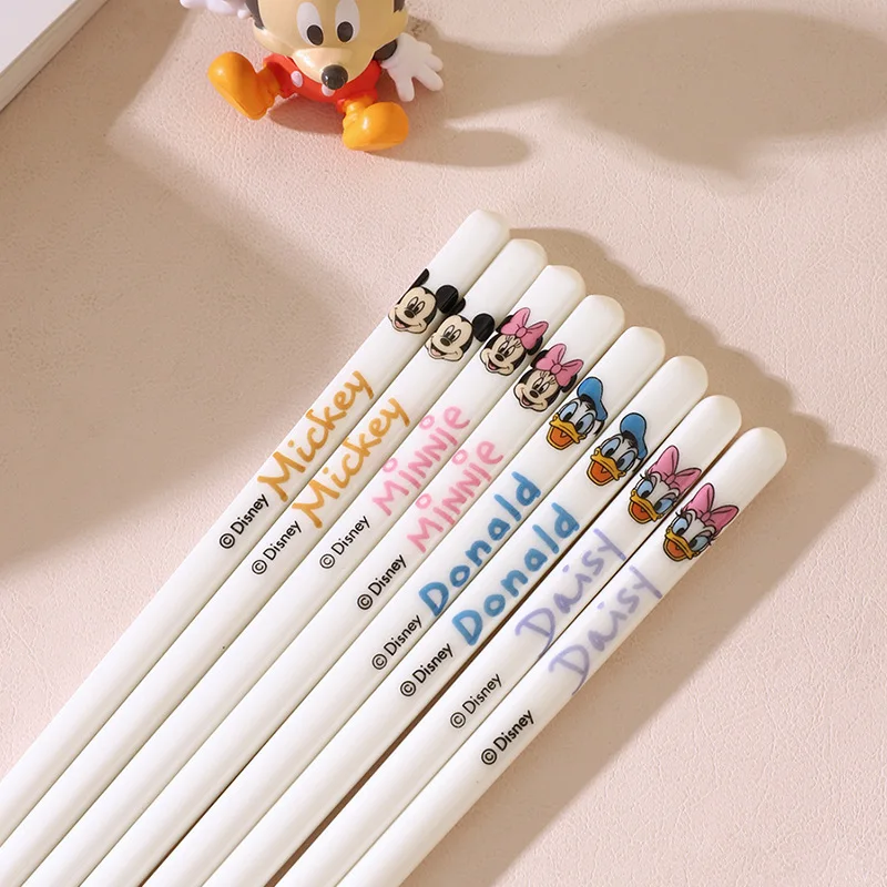 

Disney Ceramic Antibacterial Chopsticks Non-Slip High-Value Tableware Family Meals Children'S Gifts Disney Ceramic Chopsticks
