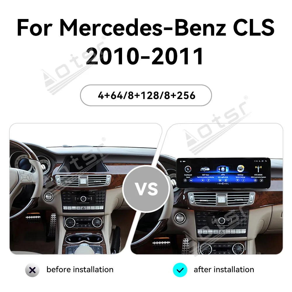 14.9'' Android 13 for Mercedes-Benz GLS 10-11 Touch Car Screen Navigation Carplay Car Radio DSP BT Multimedia Player 4G GPS TV