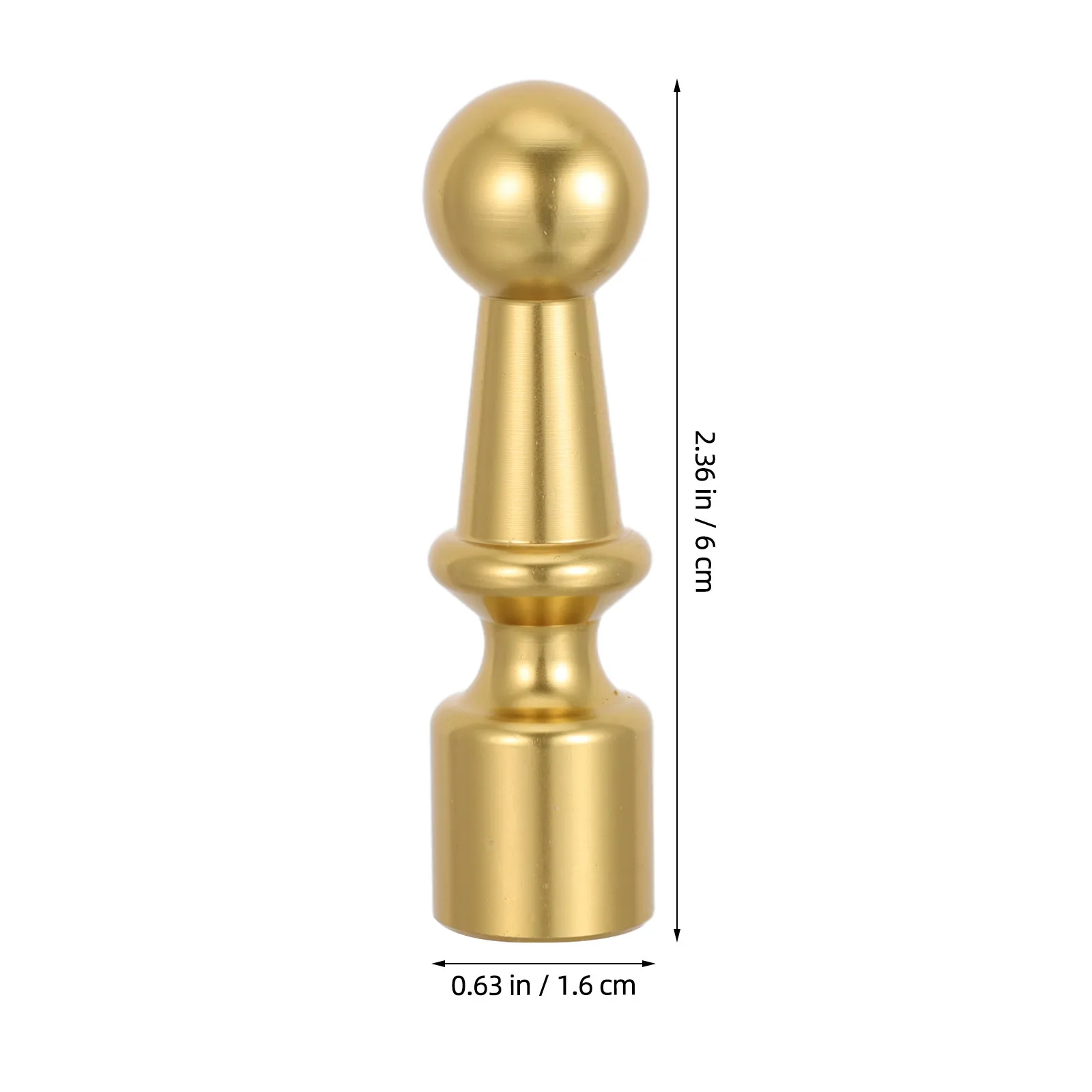 3pcs Cabinet Railing Post 5mm Hole Diameter, Metal Shelf Rail Connectors Glass Railing Posts For Gallery Shelves And Cabinets