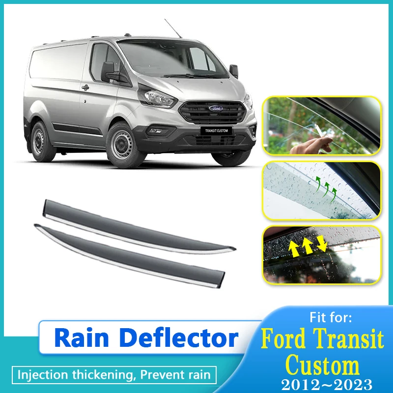 

Rain Deflector For Ford Transit Custom 2012~2023 Car Sun Protection Windshielde Deflector Shelters Shades Guard Auto Accessories