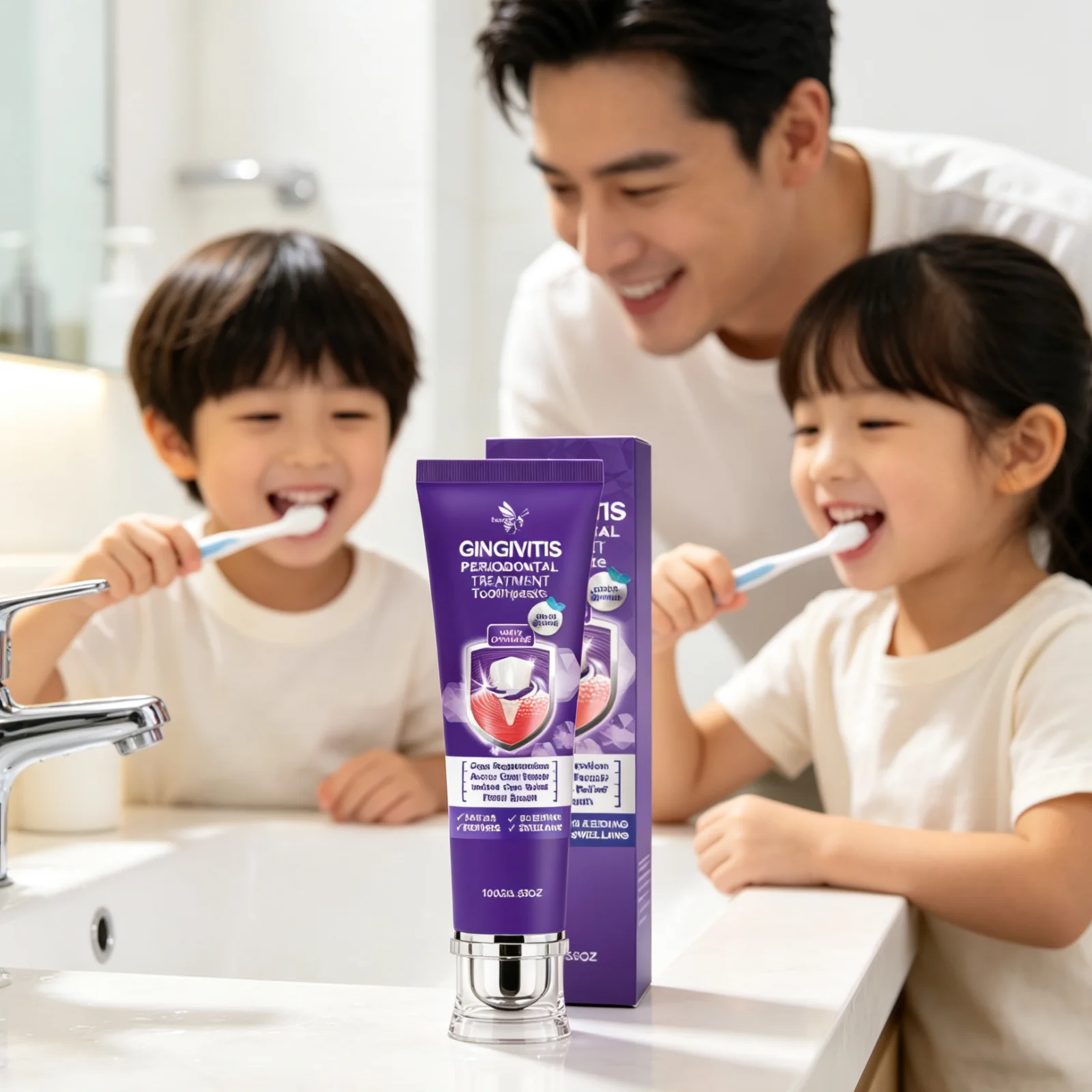 Periodontal Toothpaste Repairing Teeth Whitening Fresh Breath Refreshing Scent Rich Foam Daily Protection Gum Care Toothpaste