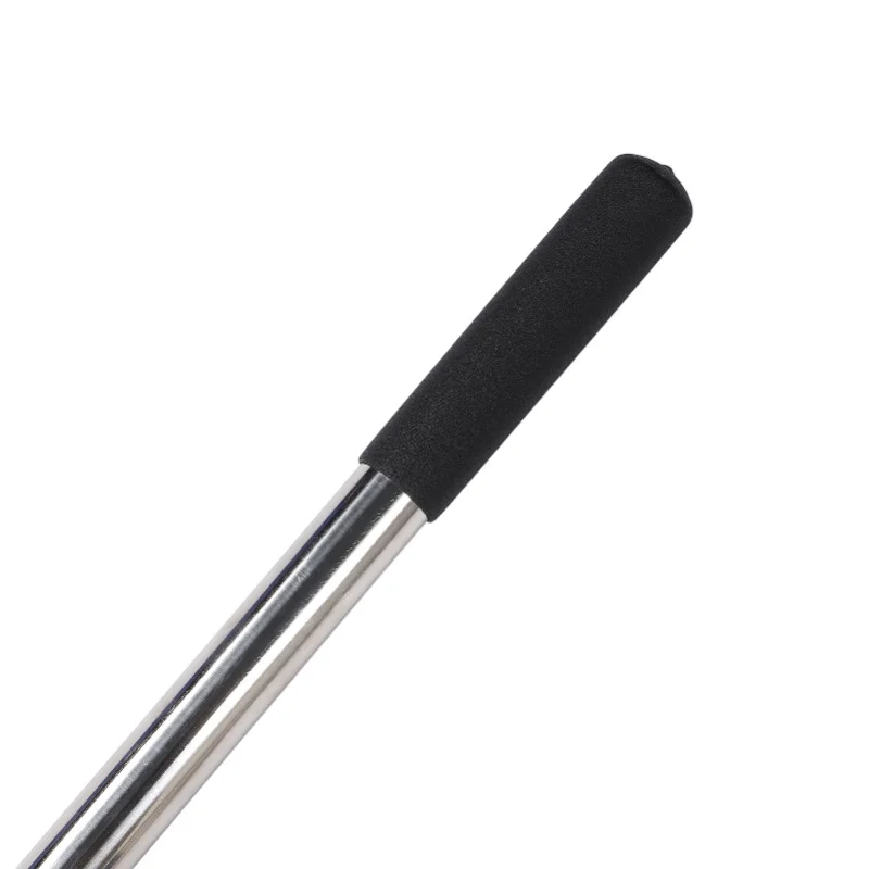 Manual Rotary Cultivator Tool Stainless Steel Teeth Adjustable Handle Garden Hand Tiller For Lawn