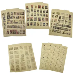 2PCS 1/35 Scale Miniature Maps/Posters/Paper Boxes DIY Splicing Assembling Accessories for Simulation Scene Building Making