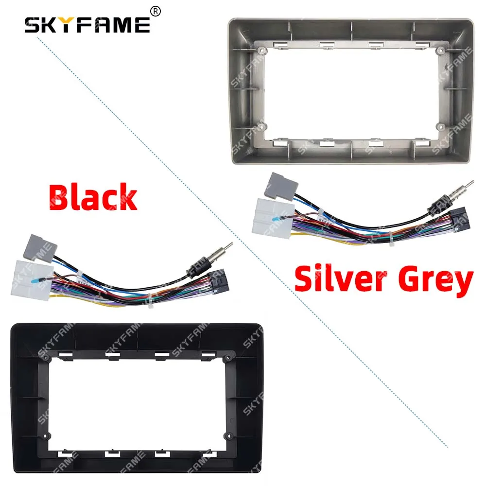 SKYFAME Car Frame Fascia Adapter Canbus Box Decoder Android Radio Dash Fitting Panel Kit For Nissan X-trail
