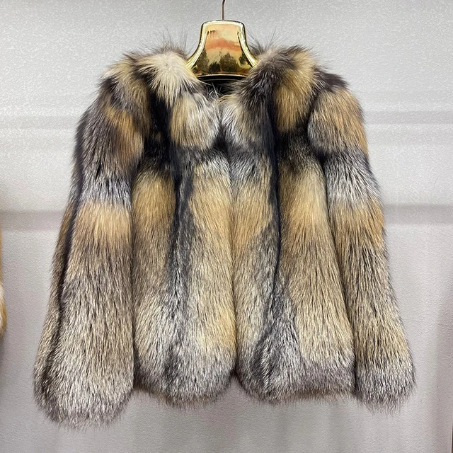 Used fox fur coats sales