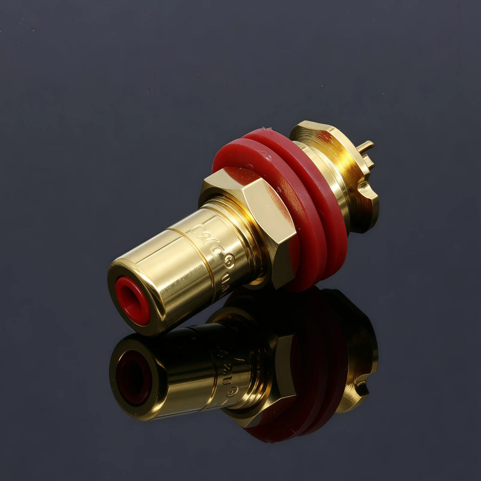 CMC 816-WU Oxygen-Free Copper Gold Plated RCA Female Jack HiFi Audio Signal Lotus Socket Terminal for Tube Amp Preamp CD Player