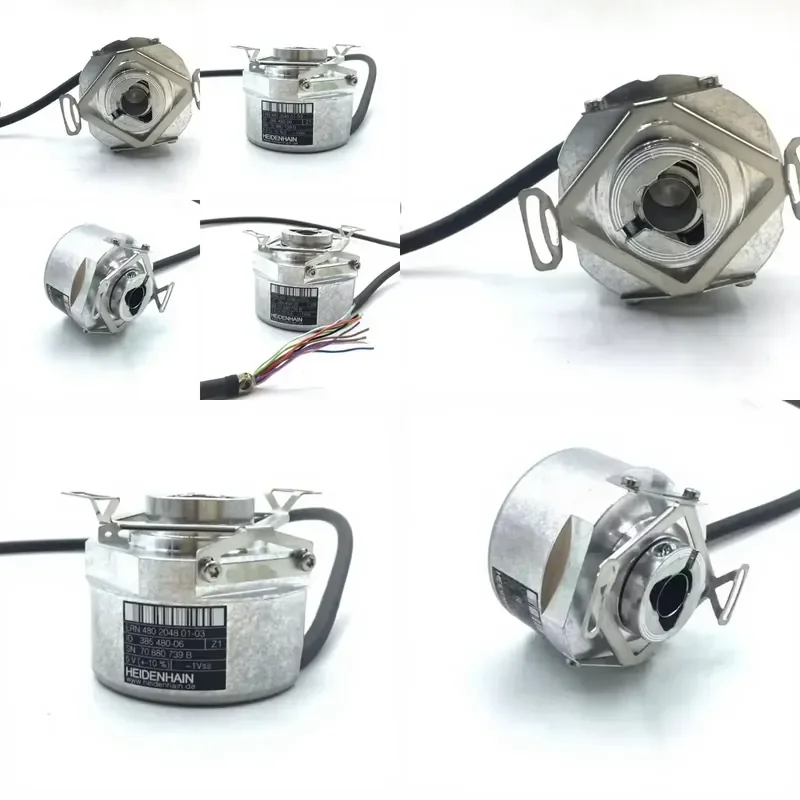 Brand New Heidenhain Industrial Encoder Rotary ERN 420 Stainless Steel Stepper Motor 2048 01-03 ID 385420-06 for