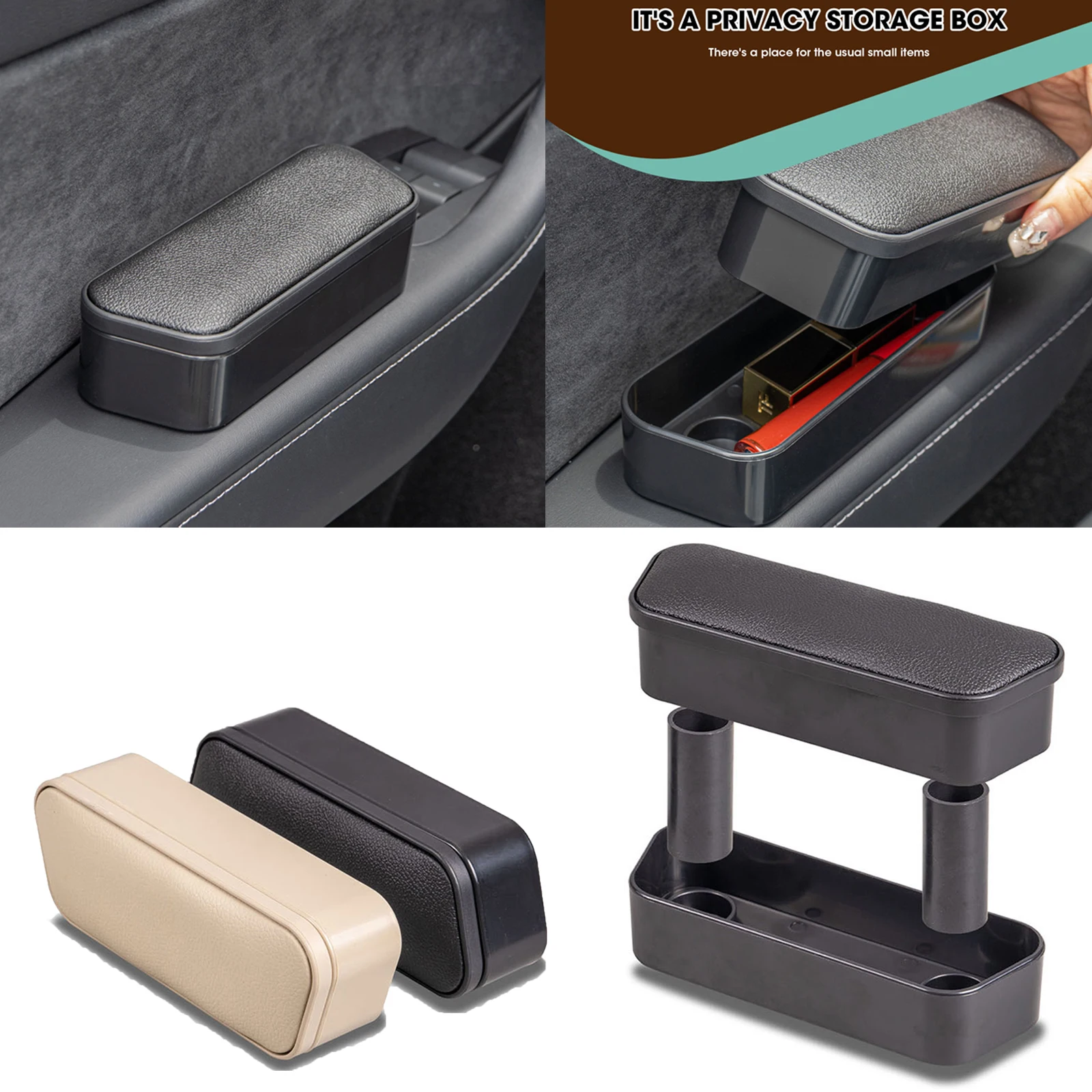 

Cararmrest Door Storage Box Car Interior Lift Universal Armrest Armrest Pad Extend Seat Support Arm Height Adjustable