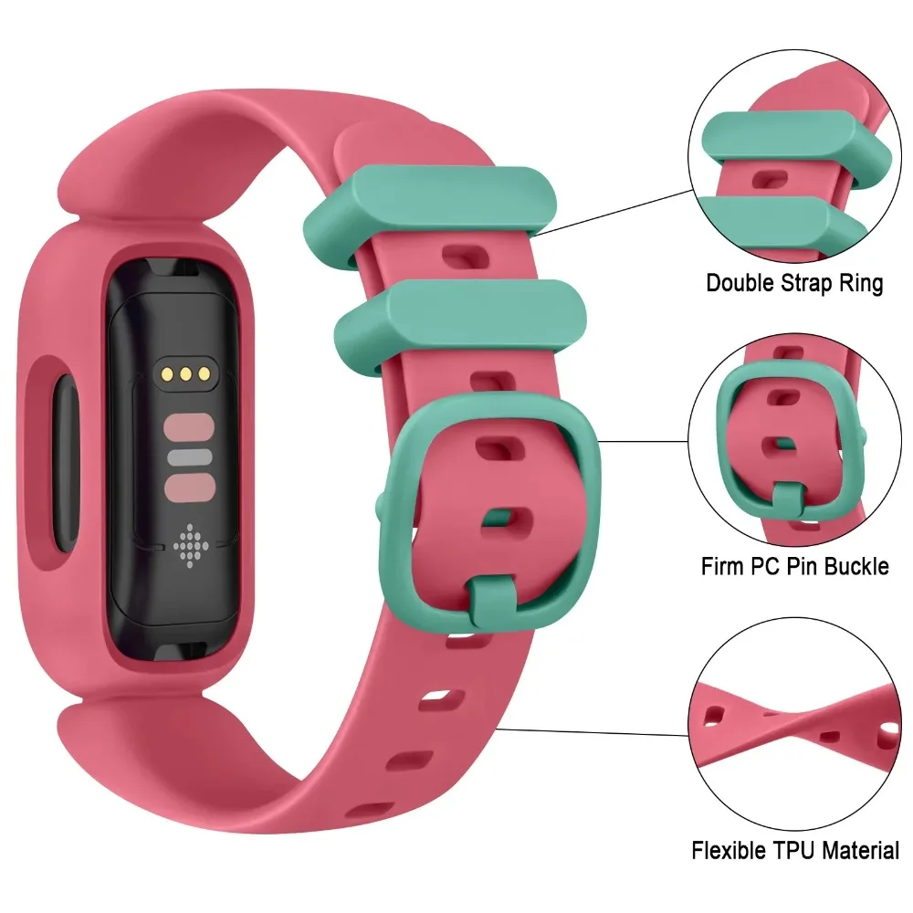 For Fitbit Ace 3 2 Bands Soft Silicone Wristband For Fitbit Luxe Inspire/inspire 2/inspire HR Strap Bracelet Correa Accessory