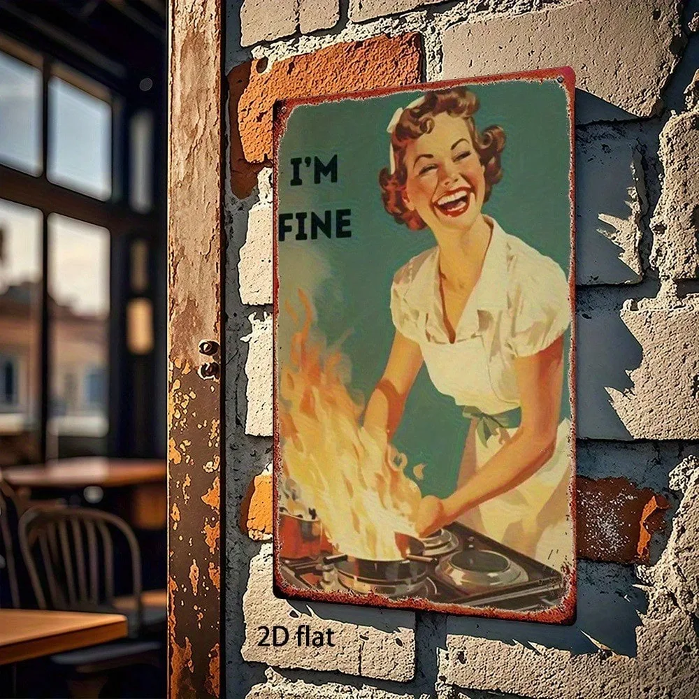 Vintage Metal Sign 
