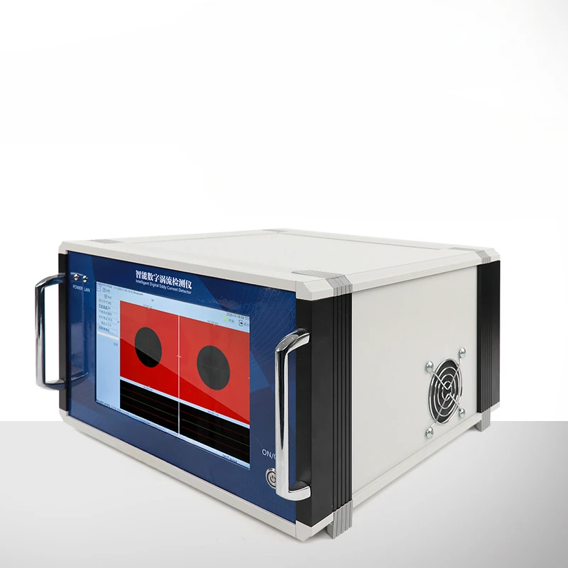 Intelligent digital eddy current flaw detector Full-automatic flaw detector for metal pipe rod and wire online flaw detector