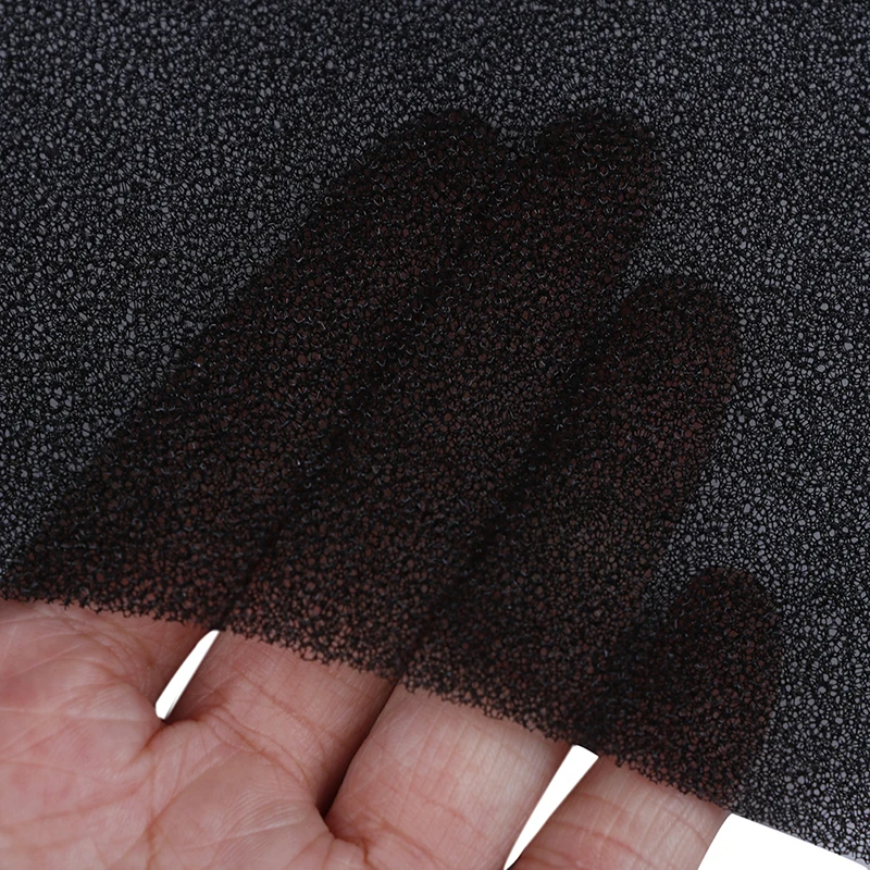 Fai da te 500*400*3mm/5mm Computer Mesh Sponge custodia per PC ventola di raffreddamento custodia per filtro antipolvere nera copertura antipolvere telaio copertura antipolvere 40PPI