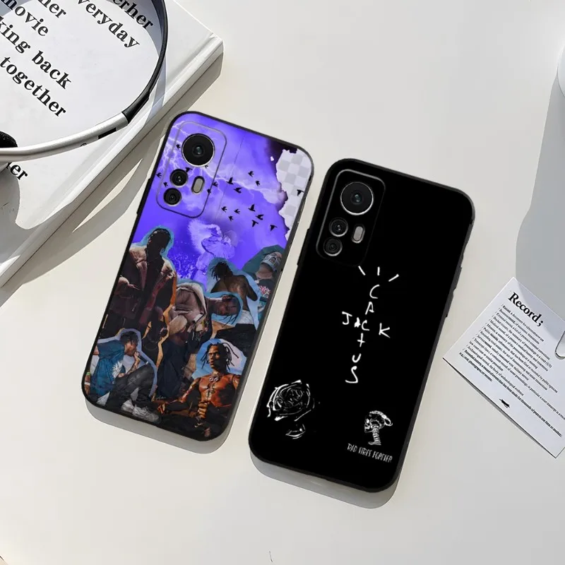 Jackboys Travis Scott Phone Case For Xiaomi POCO F3 X3 GT M4 M3 X4 M5 X5 NFC 10Pro Redmi Note 11 11T 10 9 Pro Cover