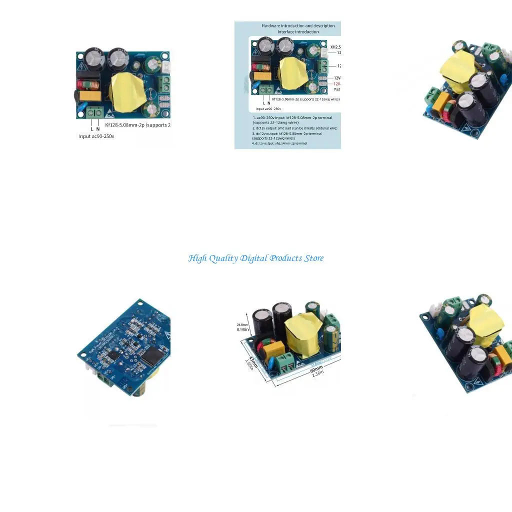 

U2JE 40W 220V to 12V Isolated Power Module Regulator with Overload Protective