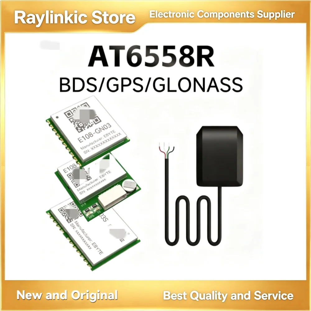 4PCS EBYTE E108-GN03S E108-GN03D AT6558R GNSSModule Multi-Mode Navigation Ceramic Antenna BDS GPS GLONASS Satellite Position