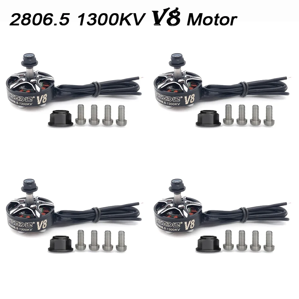 2806.5 V8 فرش السيارات 1300KV ل 6/7/8 بوصة FPV سباق طويلة المدى حرة الطائرة بدون طيار كوادكوبتر مولتيكوبتر RC نموذج الملحقات #2