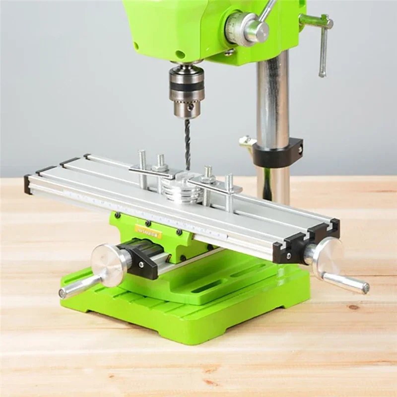 Bench Drilling Slide Table Worktable Working Milling Cross Table Milling Vise Machine for Bench Drill Stand Fixture Tool