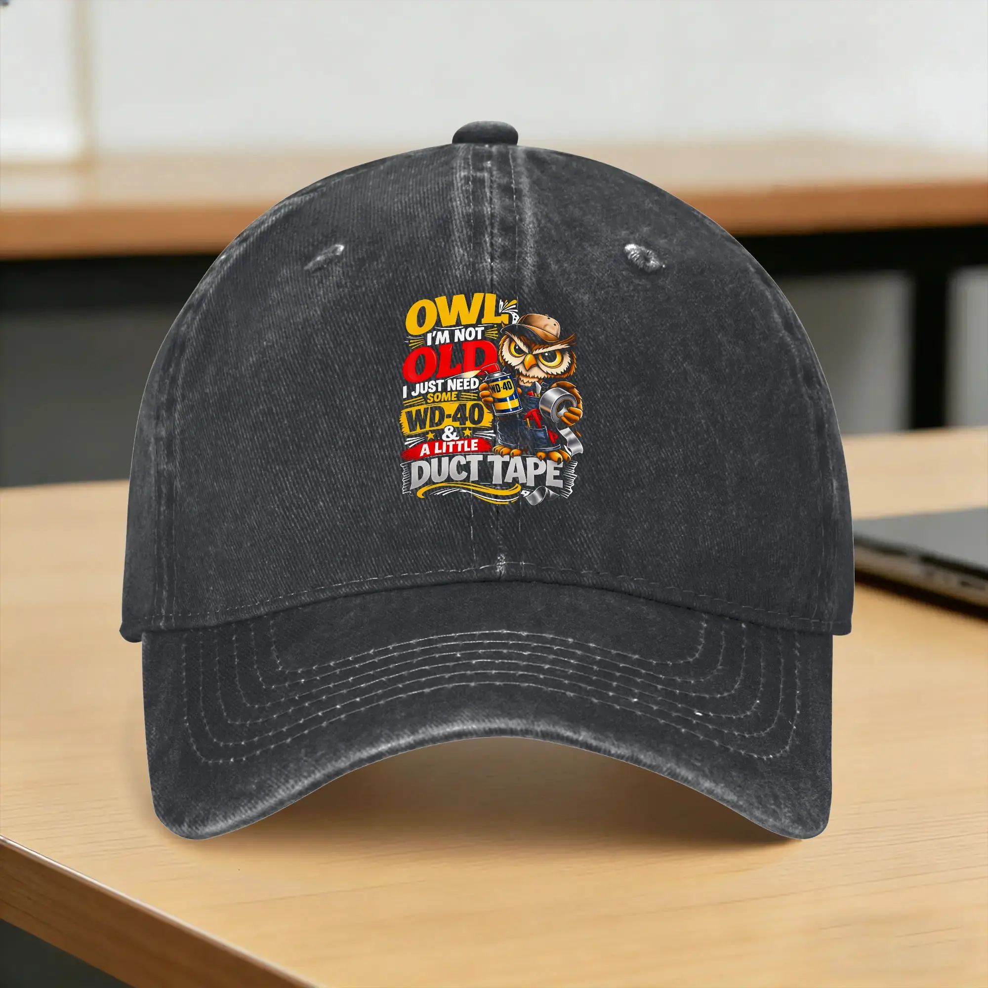 Washed Baseball Cap Im Not Old I Just Need Some Funny Wd 40 Summer Hip Hop Hats For Unisex-Teens Casual Hunting Sun Snapback Cap