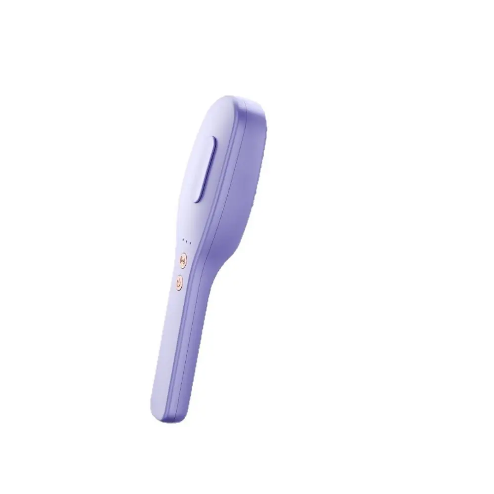2-In-1 Electric Spray Hair Brush Anti-Static Electric Misting Misting Hair Brush Red Blue Light Reduce Frizz Scalp Massage Comb