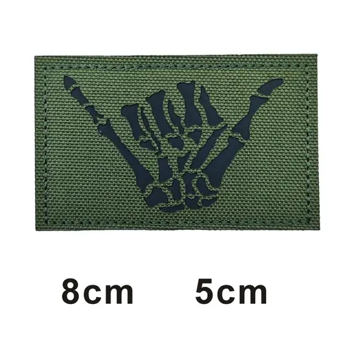 This is how WAY full helmet embroidered armband badge military stripes fastener hook and loop patch - Image 24