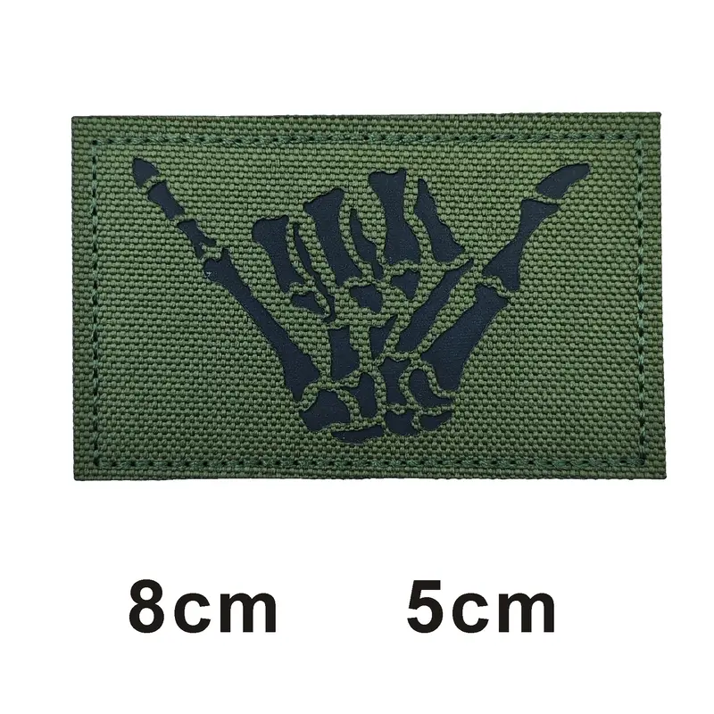This is how WAY full helmet embroidered armband badge military stripes fastener hook and loop patch - Image 24