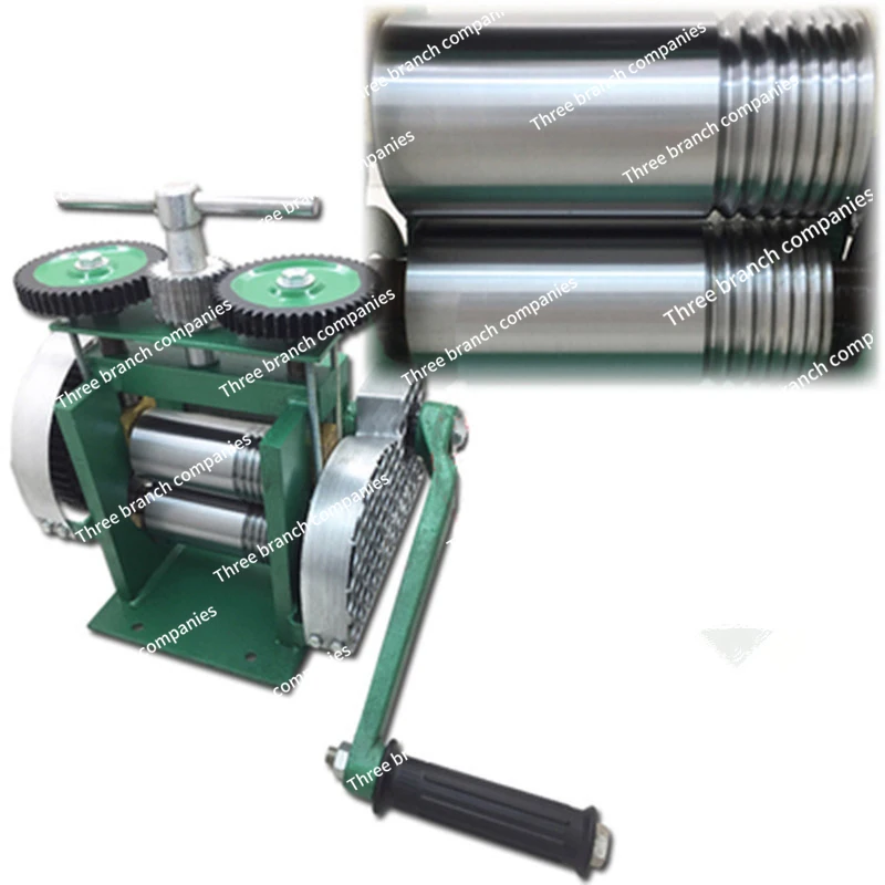 

Rolling Mill Machine Assembled Jewelry Metal Wire Reducing Thickness Press Tablet Jewelry DIY Tool Stainless Alloy Manual