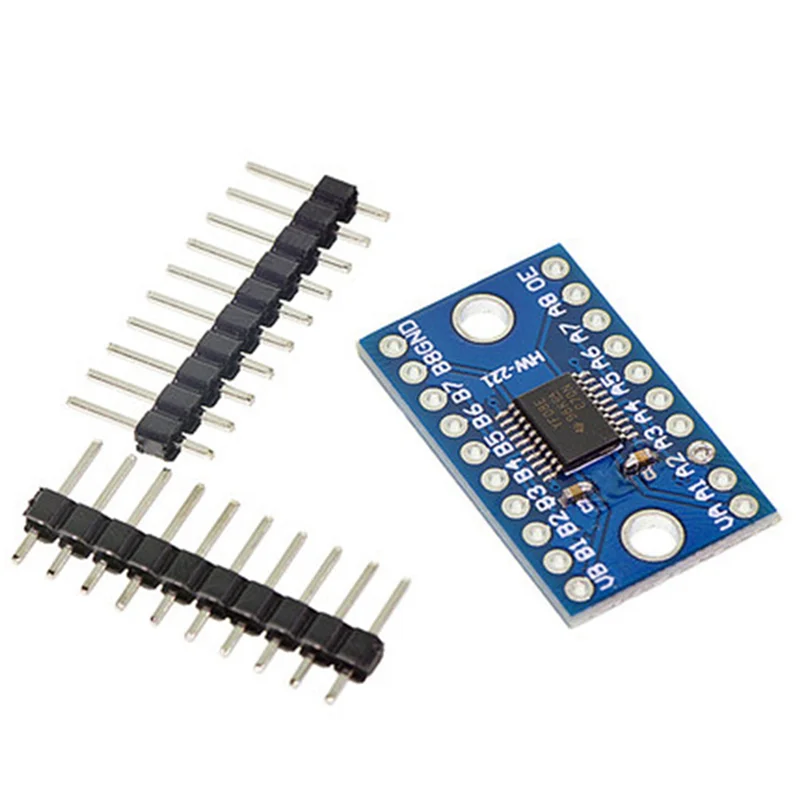 AS60-10Pcs TXS0108E 8 Channel Logic Level Converter Bi-Directional High Speed Full Duplex Shifter 3.3V 5V