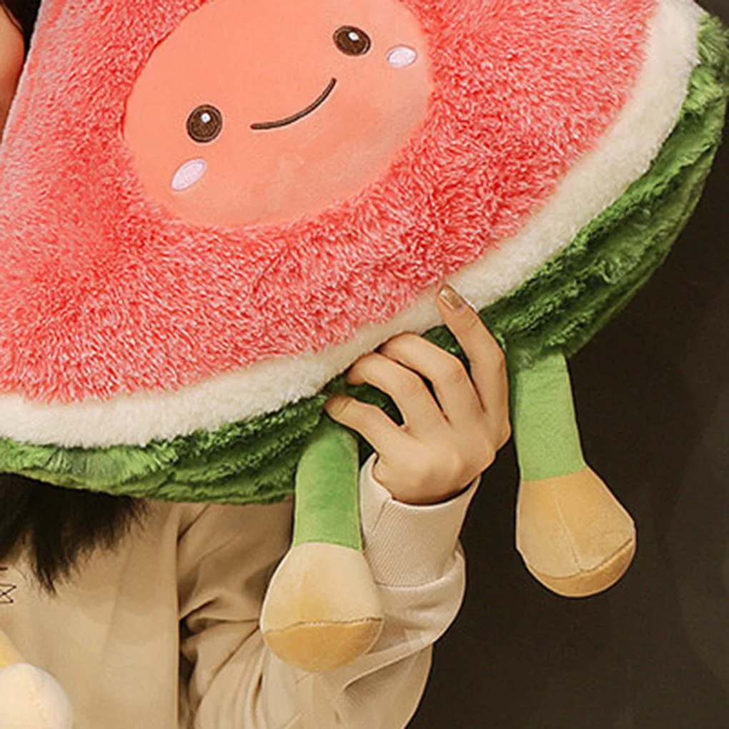 Stuffed Plush Pillow Toys Watermelon Pineapple Cartoon Fruits Doll Children Birthday Gift Decoration Baby Sleeping Toy