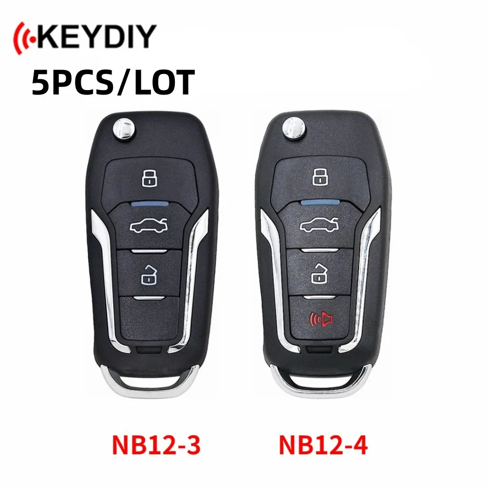 

5pcs KEYDIY KD NB12 Remote Universal KD Remote Key NB12-3 NB12-4 Car Remote Key for KD900 KD900+ URG200 KD-X2 Mini