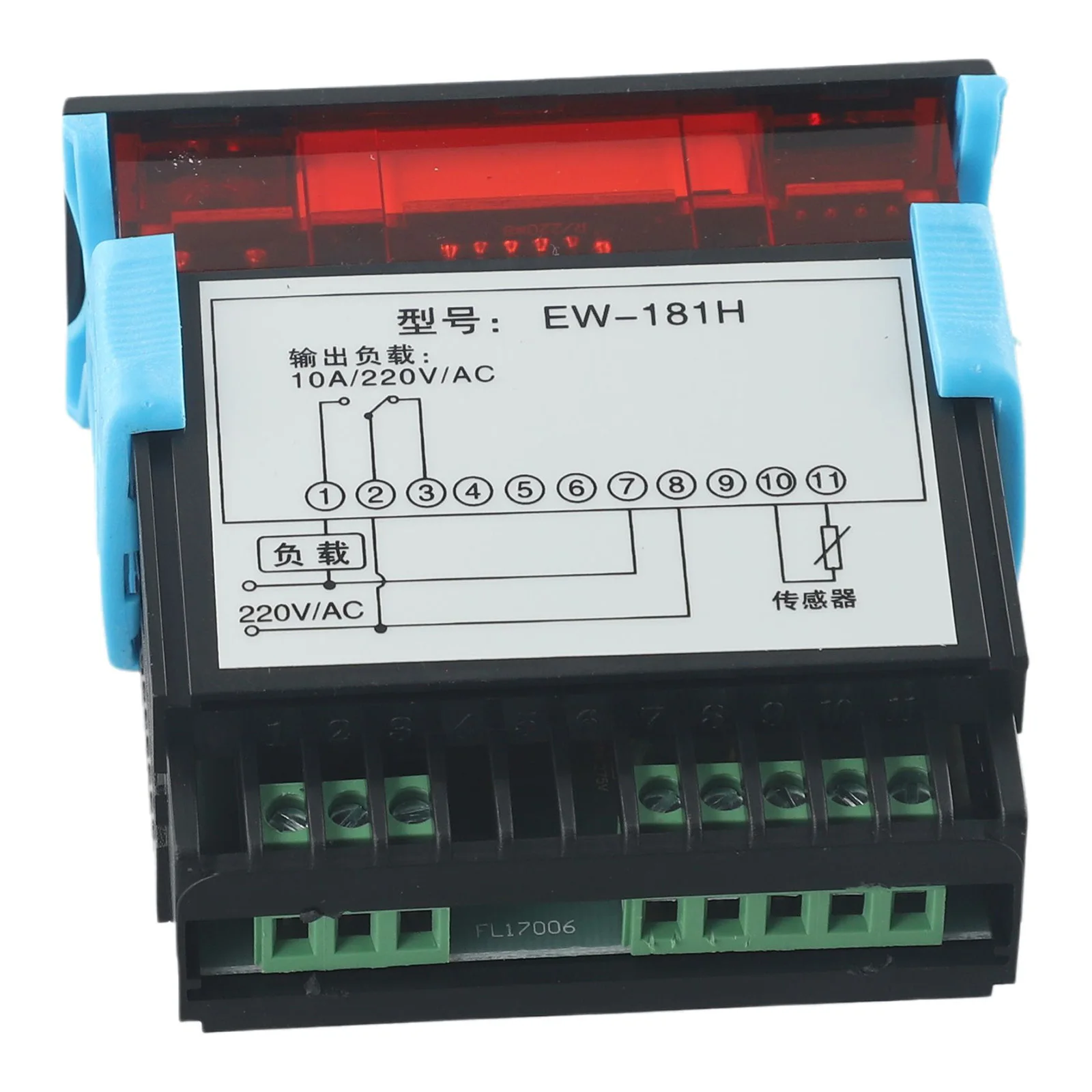 EW-181 Digital Temperature Controller Instrument Heating Cold Storage Thermostat -40℃~80℃ 10A/220VAC PLC Peripheral Modules