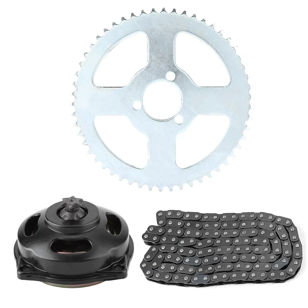 

Drive System T8F Chain & 6T Gear Box & Rear Sprocket Kit for Mini Motorcycle 47cc 49cc