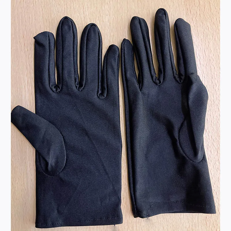 Gants de conduite respirants pour femmes, 1 paire, protection solaire en coton fin, couleur unie, mitaines courtes antidérapantes