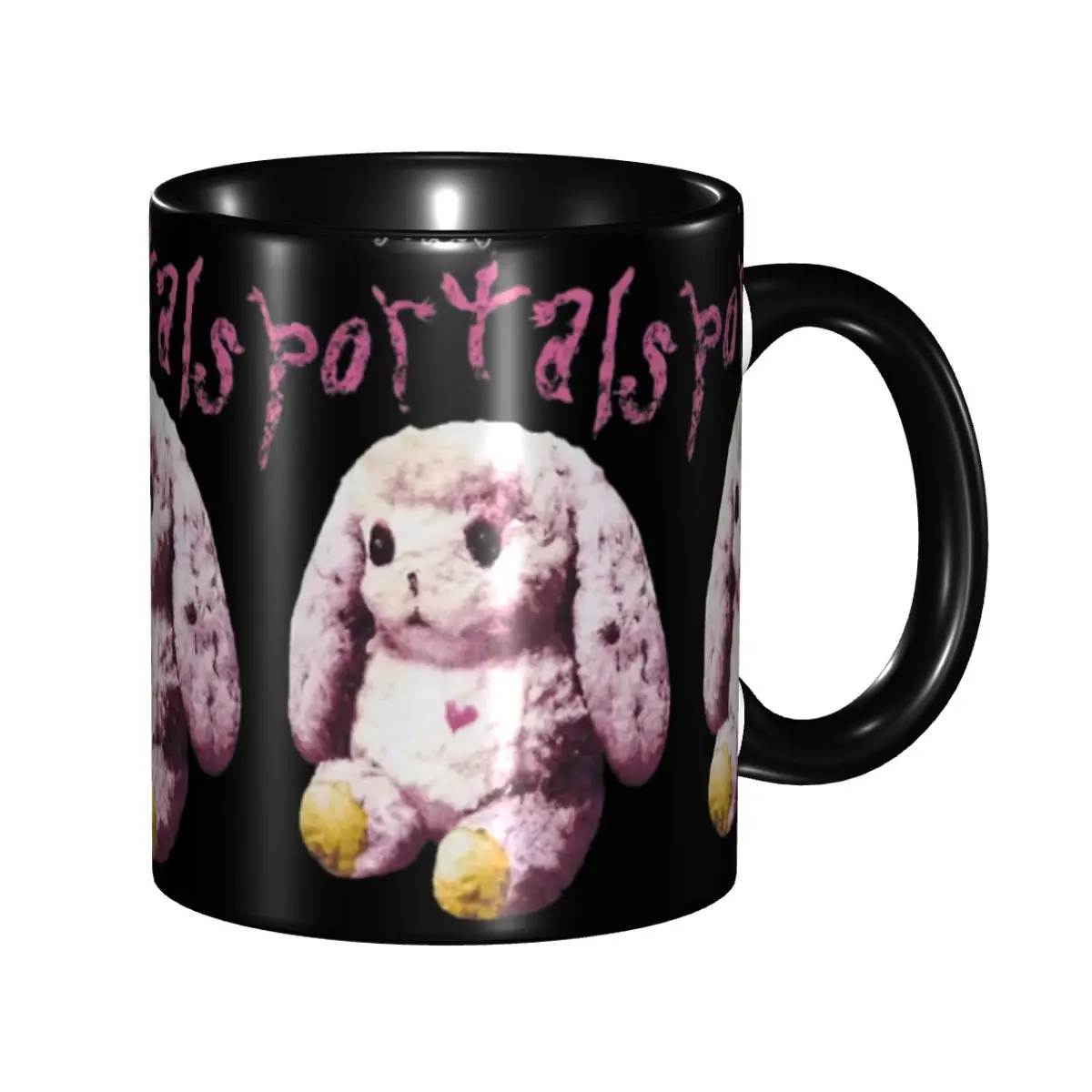 New Arrival Pink Bunny Melanies Martinez Portals Merch Mug Cute Tea Cup