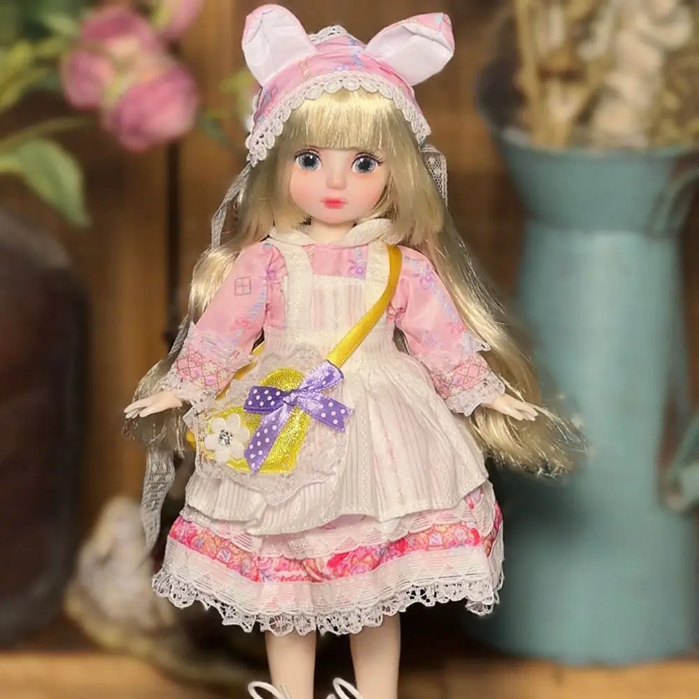

1 комплект 1/6 SD 30 см кукла Bjd с одеждой, длинные волосы, привлекательные глаза, платье принцессы, куклы BJD, шарнирные шариковые аниме