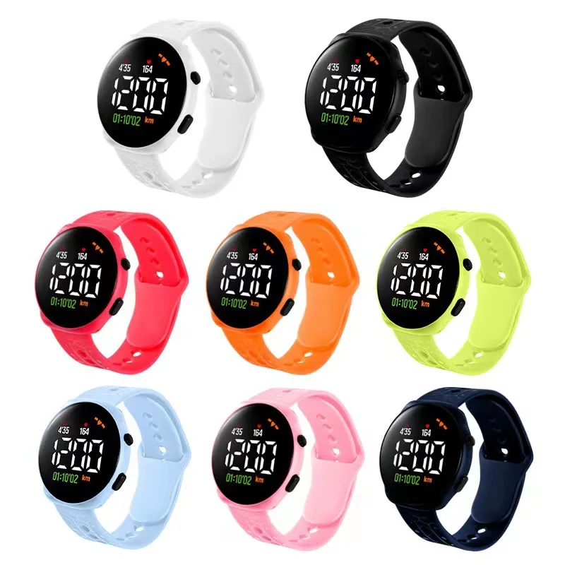 Children Digital Wristwatch Boys Girls Silicone Kids Smart Wrist Watches Strap Electronic Waterproof Students Digital Students