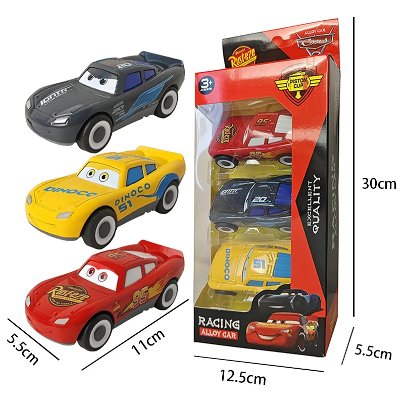 

Автомобиль Disney Pixar Cars 3 Rebound Cars 11 см 1:32 Автомобиль Jackson Storm Lightning McQueen из сплава, литая модель, детская игрушка, подарочная коробка