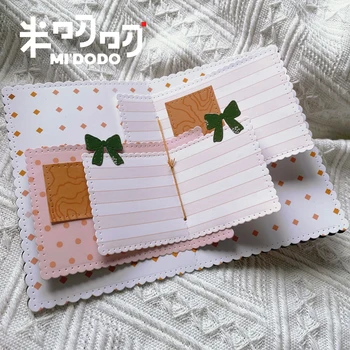 ZONESUN-S1 노트북 여권 커버 DIY 목재 다이 스텐실 가죽 공예 카드 홀더 다이 컷 나이프 금형 세트, 핸드 펀치 도구 