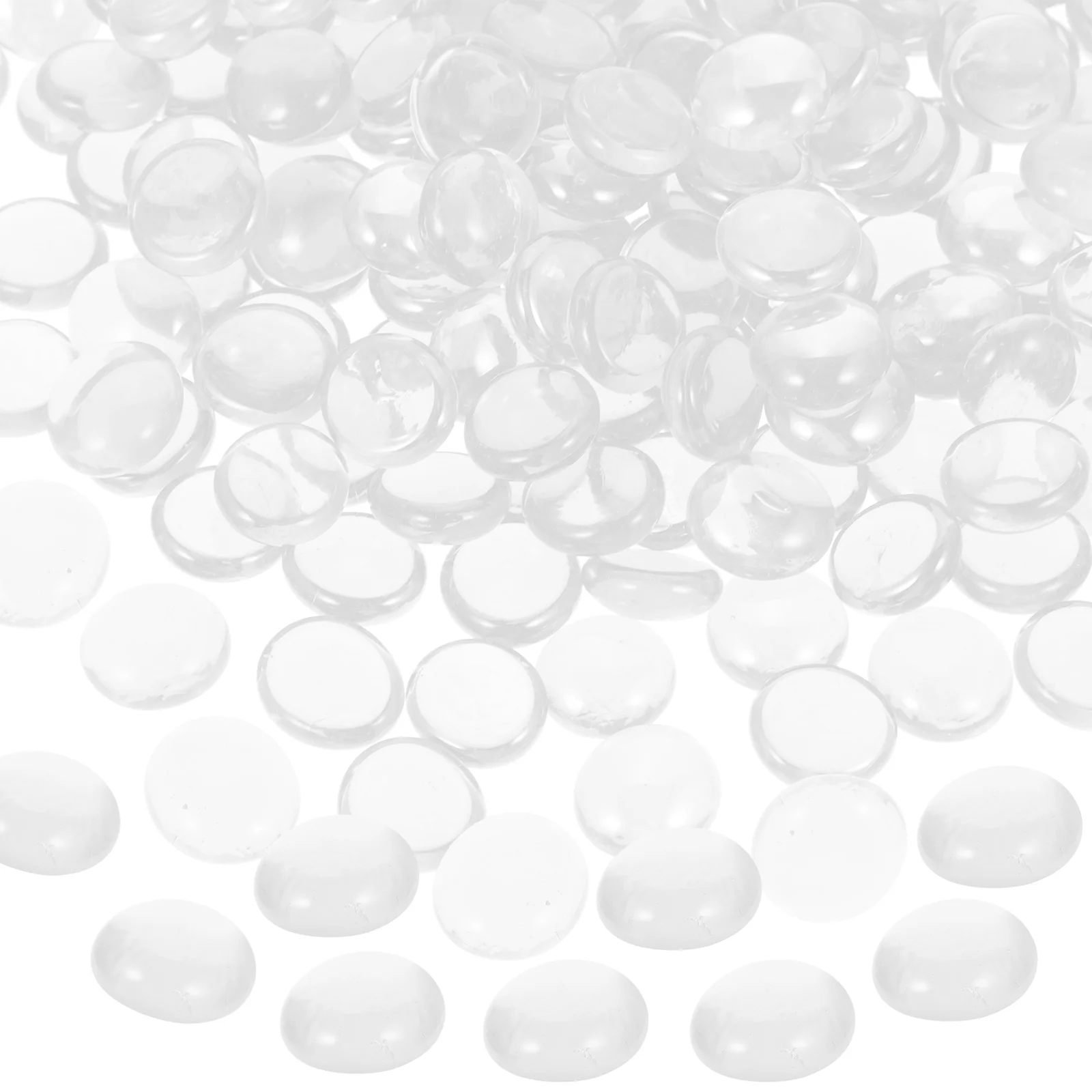 

Decorative Fire Pit Glass Rocks Flat Beads Aquarium Fish Tank L Stone Models Craft Projects Gardening Flowerpot