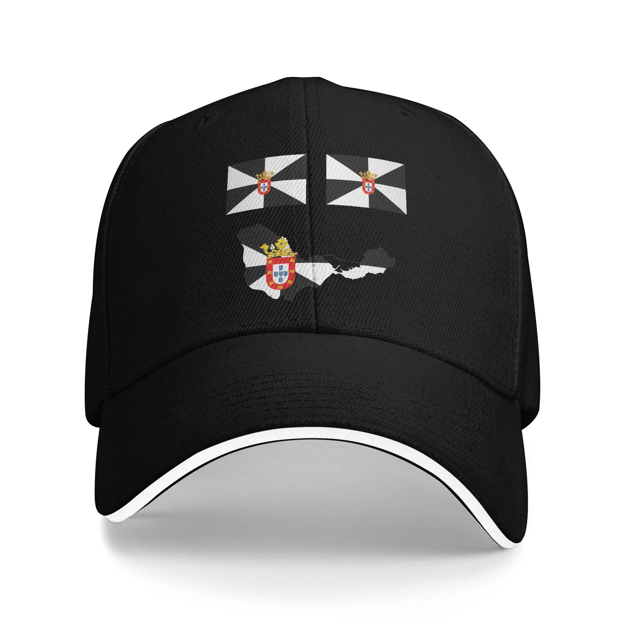 Ceuta Flag Spain North Africa Mini Flags And Map Outline Baseball Cap  Trucker Hat Couple Women y2k Cool Baseball Caps